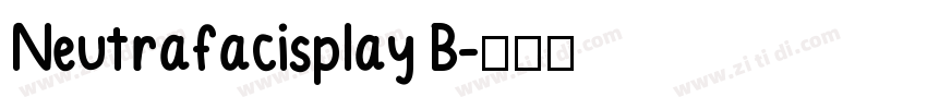 Neutrafacisplay B字体转换